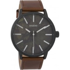 OOZOO Timepieces  Brown Leather Strap 